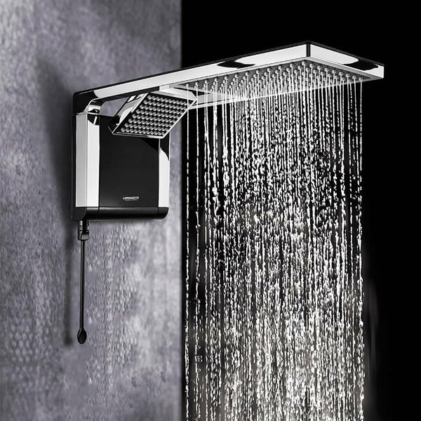 Chuveiro Lorenzetti Acqua Duo Ultra Eletrônico Preto Cromado 220v Resistência - Imagem 4