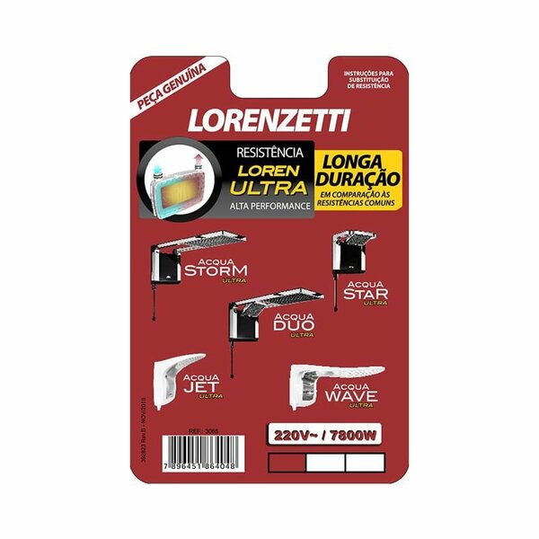 Chuveiro Lorenzetti Acqua Duo Ultra Eletrônico Preto Cromado 220v Resistência - Imagem 6