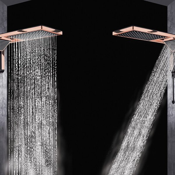 Chuveiro Lorenzetti Acqua Duo Ultra Eletrônico Preto Rose Gold - 127v - Único - Imagem 5