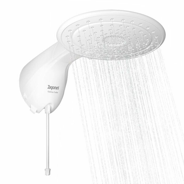 Chuveiro Elétrico Eletrônico 220v 7700w Branco Optima Eletrônica Turbo Zagonel - Imagem 3