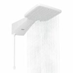 Chuveiro Elétrico Eletrônico 127v (110v) 5500w Branco Quadratta Eletrônica Zagonel - Imagem 2