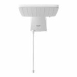 Chuveiro Elétrico Eletrônico 127v (110v) 5500w Branco Quadratta Eletrônica Zagonel - Imagem 3