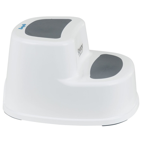 Degrau Burigotto Steppy 2 em 1 Branco com Cinza - Imagem 2