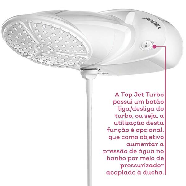 Ducha Lorenzetti Top Jet Tur Elet 6800w 220v - Imagem 6