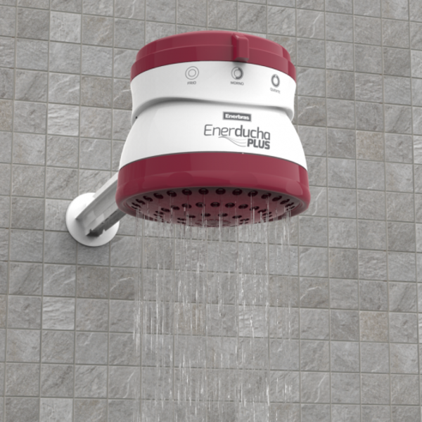 Enerducha Plus 127 5400w - Enerbras Vinho 3001-e Vl1 - Imagem 3