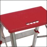 Escada 2 Degraus Banqueta Domestica Alumínio - Até 100kg - Imagem 3