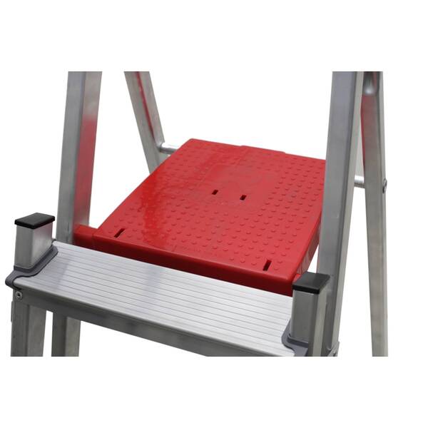 Escada de Alumínio Dupla 3 Degraus Natural 120kg Reisam - Imagem 3