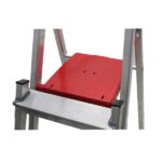 Escada de Alumínio Dupla 8 Degraus Natural 120kg Reisam - Imagem 2