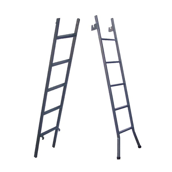Escada Extensiva 3 em 1 Metalon 30x20mm 7 E 14 Degraus 187cm - Imagem 3