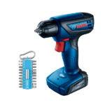 Furadeira e Parafusadeira Bosch Sem Impacto a Bateria e Jogo 21 Bits 12V 1 4 GSR 1000 Smart