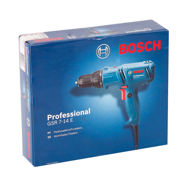 Furadeira e Parafusadeira Bosch 400w 3 8 GSR 7-14 E 127v - Imagem 7