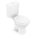 Kit de Bacia com Caixa Acoplada E Assento Flamingo Incepa Branco