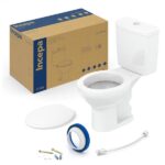 Kit de Bacia com Caixa Acoplada E Assento Flamingo Incepa Branco - Imagem 2