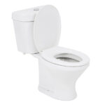 Kit Vaso Sanitário com Caixa Acoplada e Assento Branco Duplo Acionamento 3 6L Saída Vertical Infantil Icasa - Imagem 4