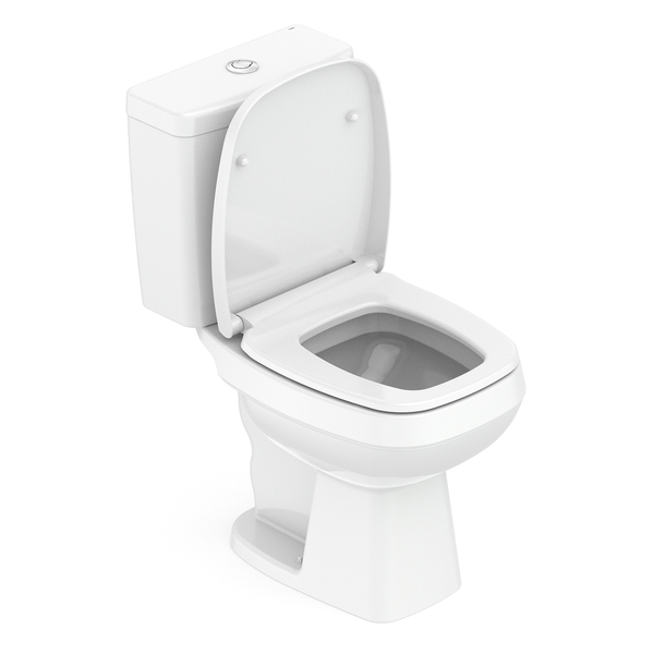 Kit Vaso Sanitário com Caixa Acoplada e Assento Branco Duplo Acionamento 3 6L Vertical City - Celite - Imagem 6