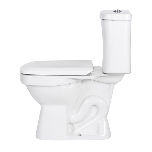 Kit Vaso Sanitário com Caixa Acoplada e Assento Branco Duplo Acionamento 3 6L Saída Vertical Lirio Fiori - Imagem 4
