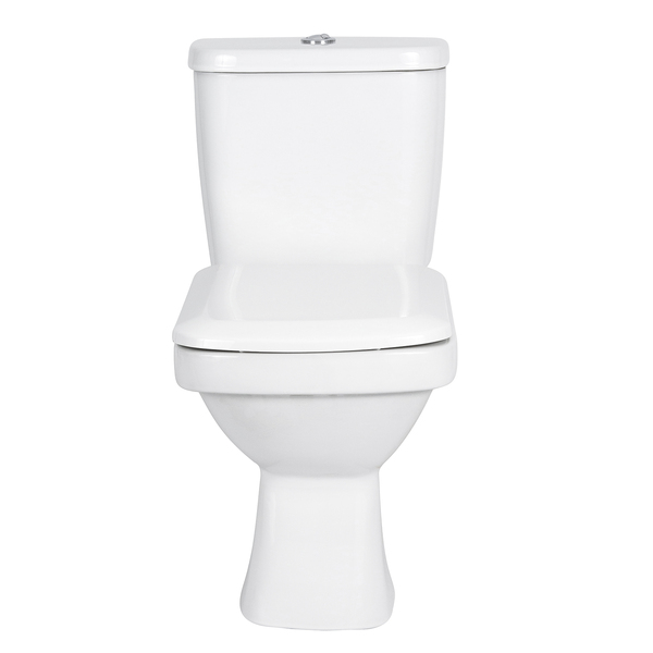 Kit Vaso Sanitário com Caixa Acoplada e Assento Branco Duplo Acionamento 3 6L Saída Vertical Lirio Fiori - Imagem 3