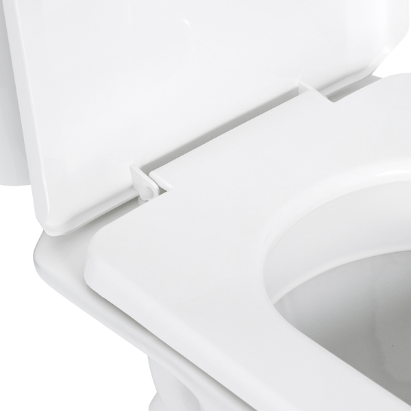 Kit Vaso Sanitário com Caixa Acoplada e Assento Branco Duplo Acionamento 3 6L Saída Vertical Lirio Fiori - Imagem 6