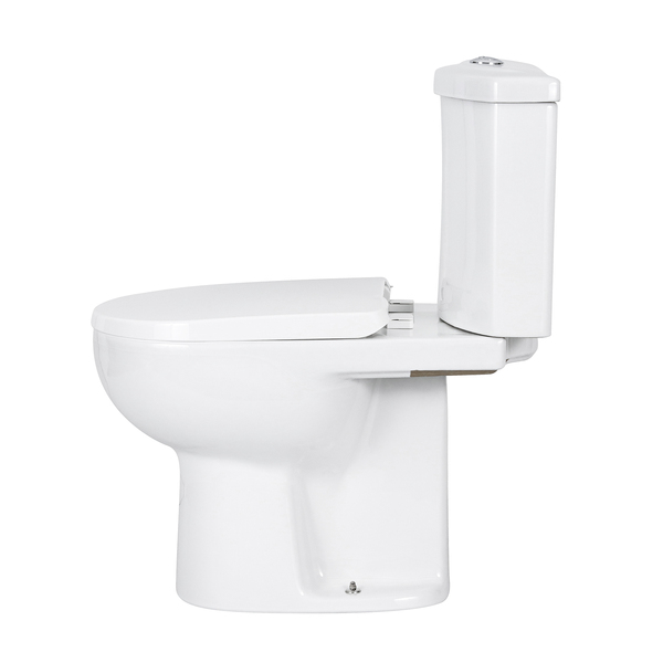 Kit Vaso Sanitário com Caixa Acoplada e Assento Branco Duplo Acionamento 3 6L Saída Vertical Luna Speciale Icasa - Imagem 5
