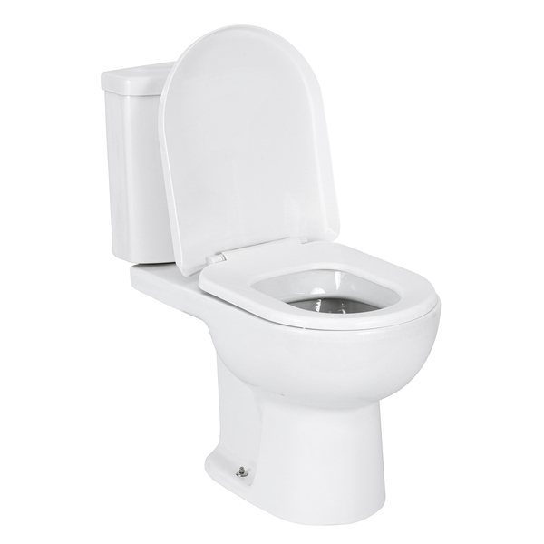 Kit Vaso Sanitário com Caixa Acoplada e Assento Branco Duplo Acionamento 3 6L Saída Vertical Luna Speciale Icasa - Imagem 3