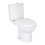 Kit Vaso Sanitário com Caixa Acoplada e Assento Branco Duplo Acionamento 3 6L Saída Vertical Luna Speciale Icasa