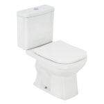 Kit Vaso Sanitário com Caixa Acoplada e Assento Branco Duplo Acionamento 3 6L Vertical Quadra Deca - Imagem 3
