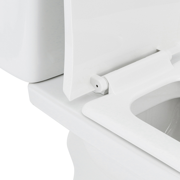 Kit Vaso Sanitário com Caixa Acoplada e Assento Branco Duplo Acionamento 3 6L Vertical Quadra Deca - Imagem 5