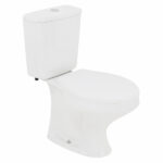 Kit Vaso Sanitário com Caixa Acoplada e Assento Branco Duplo Acionamento 3 6L Saída Vertical Ravena Deca