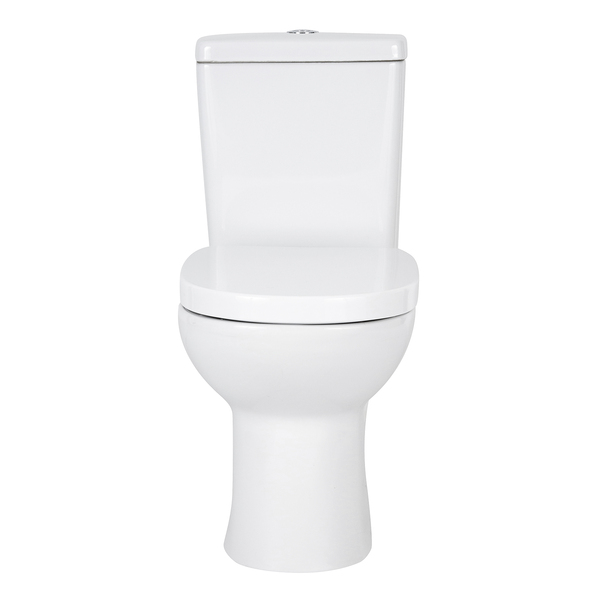 Kit Vaso Sanitário com Caixa Acoplada e Assento Branco Duplo Acionamento 3 6L Saída Vertical Round Roca - Imagem 5