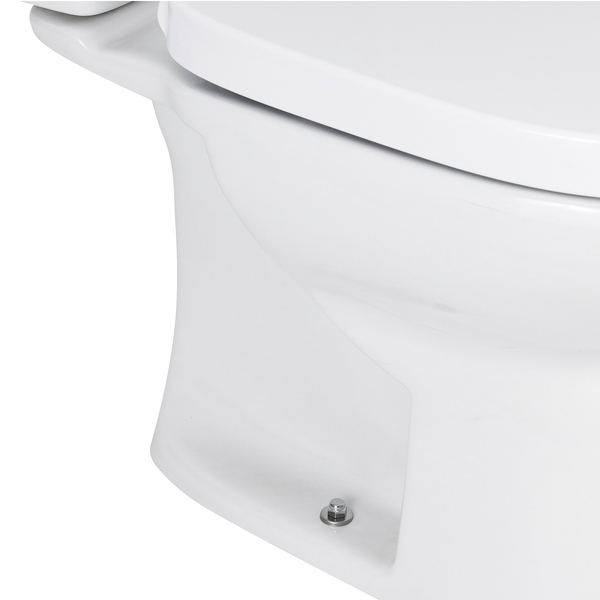 Kit Vaso Sanitário com Caixa Acoplada e Assento Branco Duplo Acionamento 3 6L Saída Vertical Round Roca - Imagem 9