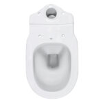 Kit Vaso Sanitário com Caixa Acoplada e Assento Branco Duplo Acionamento 3 6L Saída Vertical Round Roca - Imagem 10