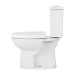 Kit Vaso Sanitário com Caixa Acoplada e Assento Branco Duplo Acionamento 3 6L Saída Vertical Round Roca - Imagem 6