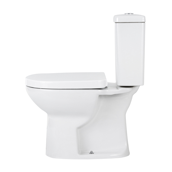 Kit Vaso Sanitário com Caixa Acoplada e Assento Branco Duplo Acionamento 3 6L Saída Vertical Round Roca - Imagem 6