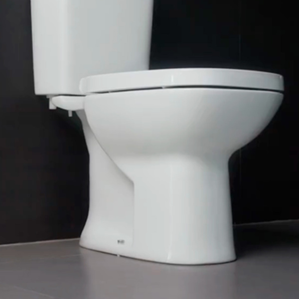 Kit Vaso Sanitário com Caixa Acoplada e Assento Branco Duplo Acionamento 3 6L Saída Vertical Square Roca - Imagem 9