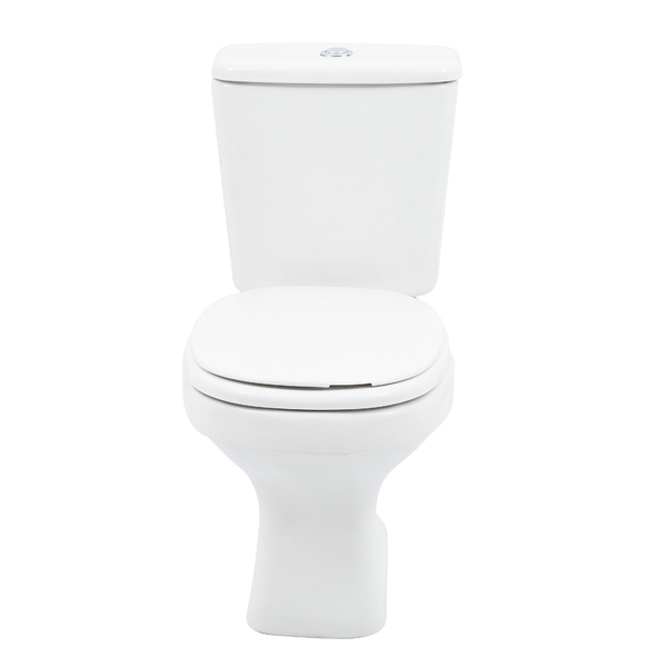 Kit Vaso Sanitário com Caixa Acoplada e Assento Branco Duplo Acionamento 3 6L Saída Vertical Aspen Deca - Imagem 4