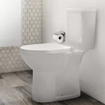 Kit Vaso Sanitário com Caixa Acoplada e Assento Branco Duplo Acionamento 3 6L Saída Vertical Round Roca - Imagem 2