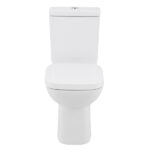 Kit Vaso Sanitário com Caixa Acoplada e Assento Branco Duplo Acionamento 3 6L Saída Vertical Square Roca - Imagem 4