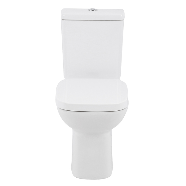 Kit Vaso Sanitário com Caixa Acoplada e Assento Branco Duplo Acionamento 3 6L Saída Vertical Square Roca - Imagem 4