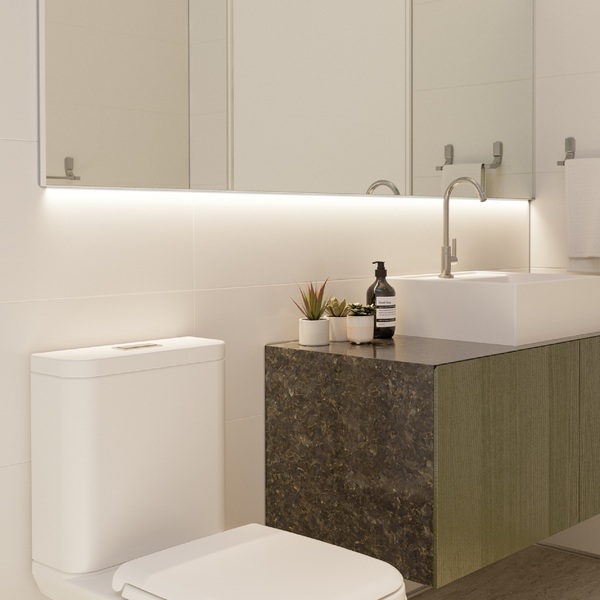 Kit Vaso Sanitário com Caixa Acoplada Branco 3 6L Vertical Gali Docol - Imagem 4