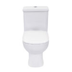 Kit Vaso Sanitário com Caixa Acoplada e Assento Branco Duplo Acionamento 3 6L Saída Vertical Lille Sensea - Imagem 4