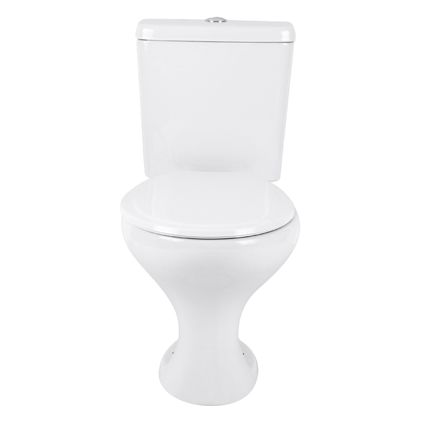 Kit Vaso Sanitário com Caixa Acoplada e Assento Branco Duplo Acionamento 3 6L Saída Vertical Saveiro - Celite - Imagem 4