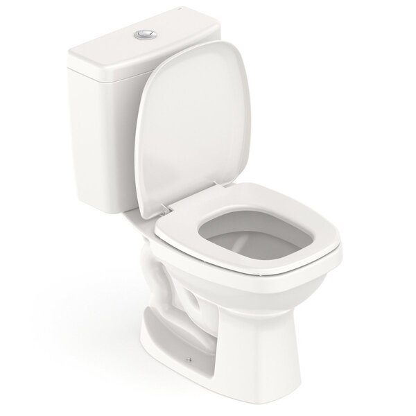 Kit Vaso Sanitário com Caixa Acoplada E Assento Like  Pergamon Brilhante - Celite - Imagem 5