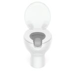 Kit Vaso Sanitário Convencional com Abertura E Assento Acesso  Branco Brilhante - Celite - Imagem 7
