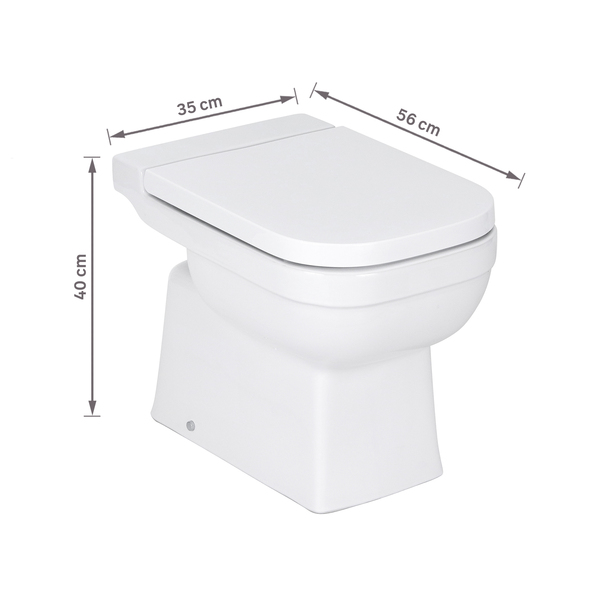 Kit Vaso Sanitário Convencional com Assento Branco Saída Vertical Elite - Celite - Imagem 9