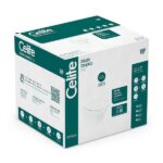 Kit Vaso Sanitário Rimless com Assento Pp Softclose Vip  Branco Brilho - Celite - Imagem 9