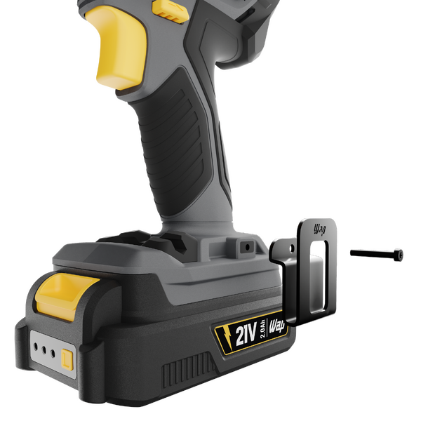 Parafusadeira e Furadeira Wap com Impacto com Maleta Carregador e Bateria 21V 3 8 Bivolt K21-id01 - Imagem 6