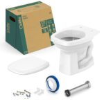 Vaso Sanitário Convencional com Assento Like  Branco Brilhante - Celite - Imagem 2