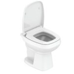 Vaso Sanitário Convencional com Assento Soft Close City  Branco Brilhante - Celite