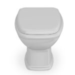 Kit Vaso Sanitário Convencional com Assento Cinza Saída Vertical Fit Plus - Celite - Imagem 3