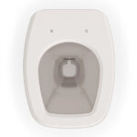 Kit Vaso Sanitário Convencional com Assento Bege Saída Vertical Fit Plus - Celite - Imagem 4